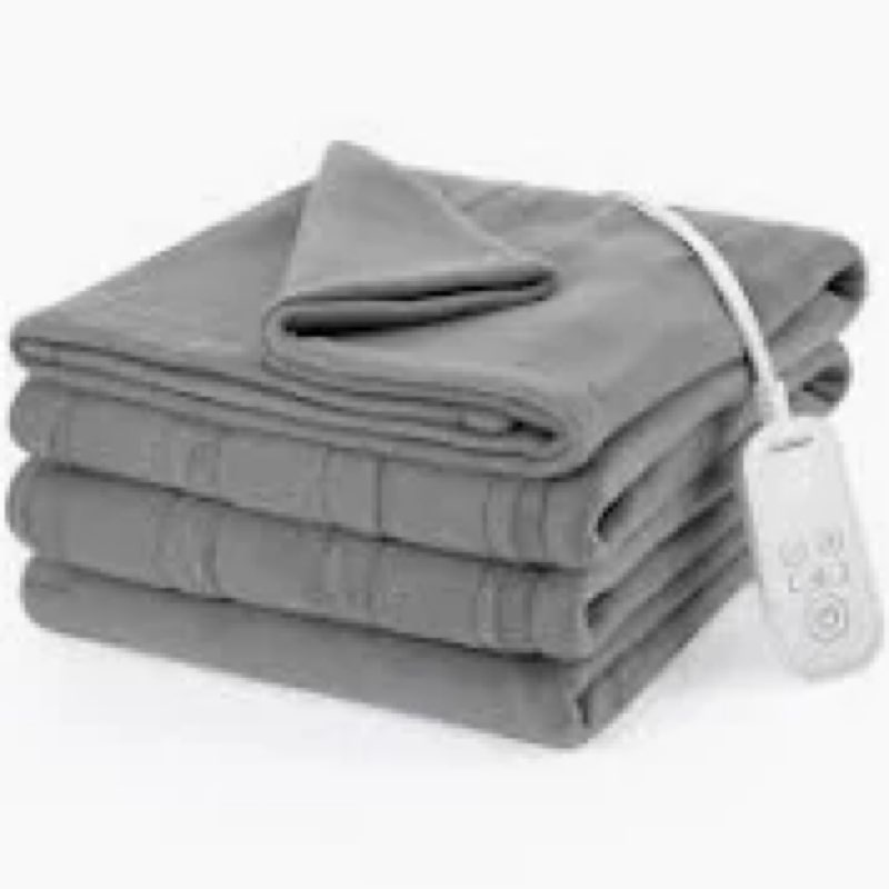 SoftHeat by Perfect Fit | Luxury Fleece Electric Heated Blanket with Safe & Warm Low-Voltage Technol