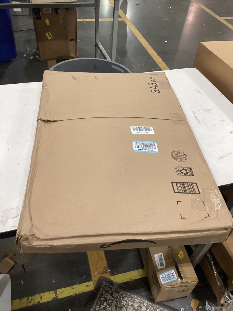 Condition photo showing As Is for this item appears to be a black automotive trim piece, similar in appearance to a rocker panel trim or a door sill protector.  