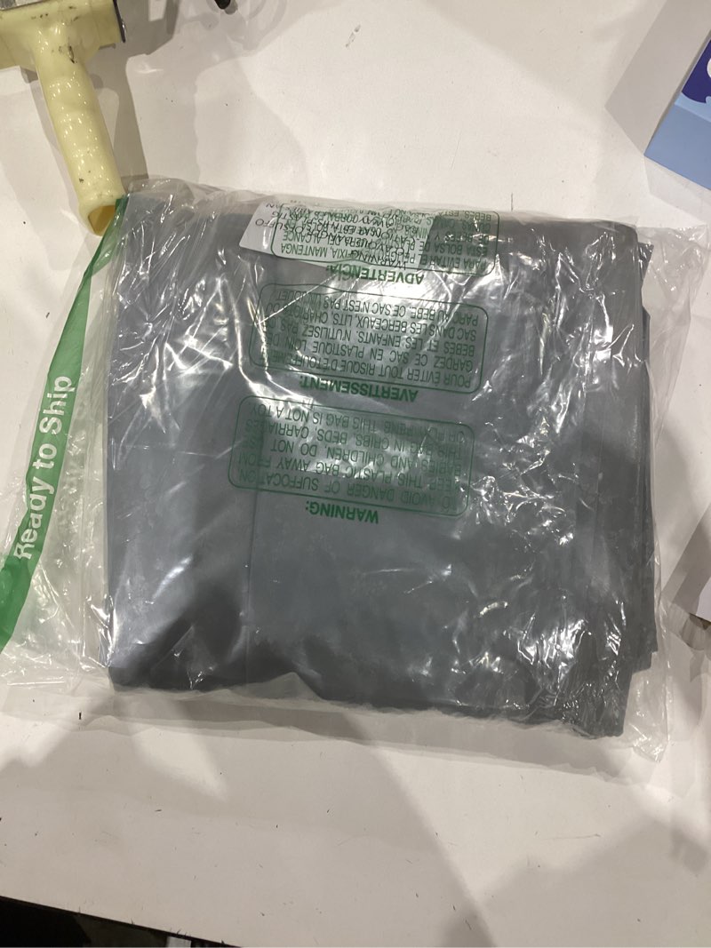 Condition photo showing Good Condition for Smiry Rectangle Table Cloth, Waterproof Heavy Duty Vinyl Tablecloths, Wipeable Washable Table Cover for Kitchen and Dining Room (Grey, 70" X 90") 70" x 90" (Rectangular) Grey