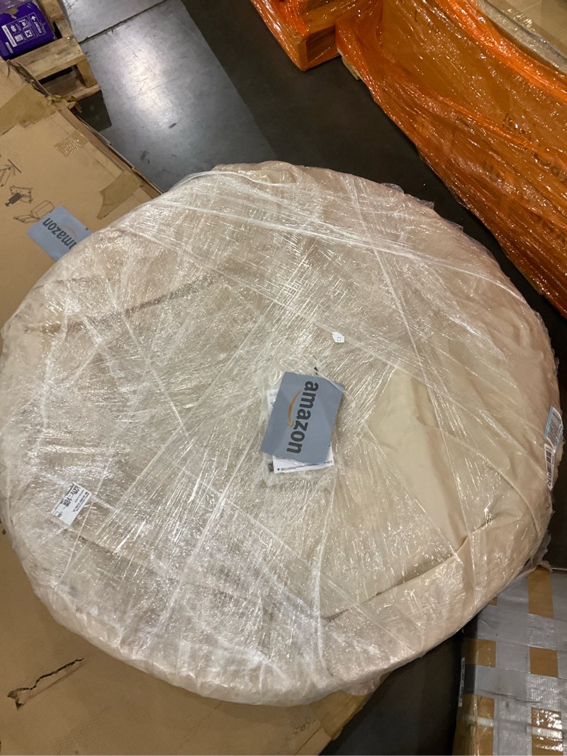 Condition photo showing As Is for Alvantor® Pop Up Bubble Tent® - 15’ x 15’ Instant Igloo Tent® - 12-15 Person Screen House for Patios - Large Oversize Weather Proof Pod - Cold Protection Camping - Beige