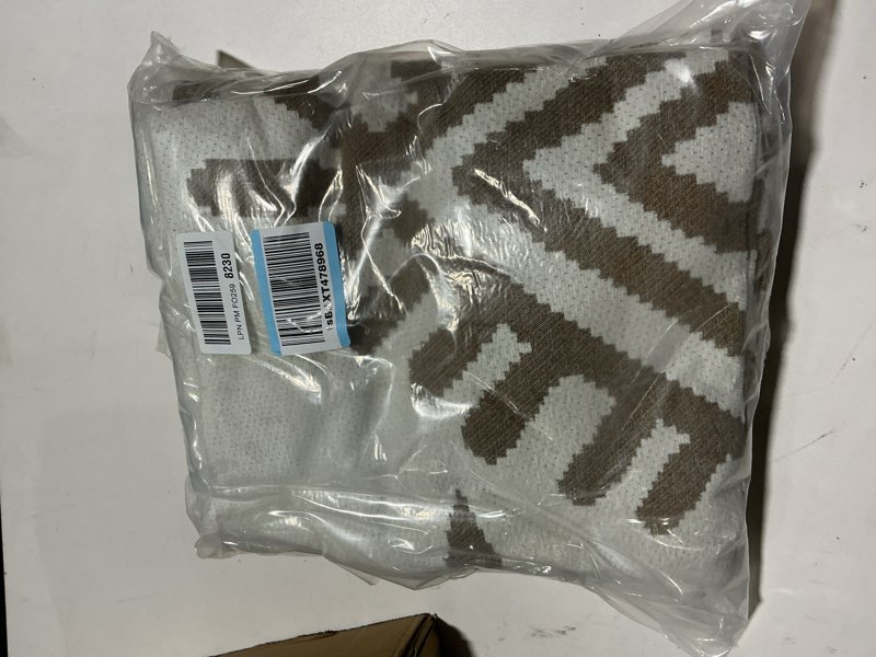 Condition photo showing Good Condition for Boho Couch Cover, Chenille Couch Pet-Friendly Sofa Cover for Dog, Sofa Slipcover Multi-use Furniture Protector with Tassels,Washable Cover for 3 Cushion Sofa Khaki 71" x 118"