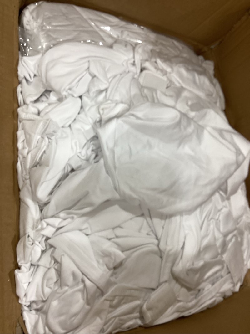 Condition photo showing Good Condition for hainarvers stretch spandex folding chair covers 50pcs, universal fitted chair cover protector for wedding, party, banquet, holidays, celebration, decor (white, 50 pcs) white 50pcs