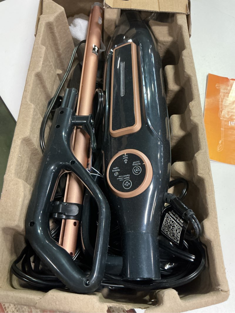 Condition photo showing As Is for DEVOAC VM6 Scrubbing Steam Mop with Rotating Mop Pads, 10 in 1 Steam Mop, Lightweight Spin Mop & 3 Steam Modes for Hard Floor Laminate Marble Floors Darknavy