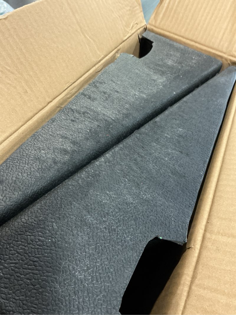 Condition photo showing Good Condition for 5.9 inch rise rubber ramp, wheelchair door ramp with non-slip surface, threshold ramp for cars/scooters/walkers/doorway/home steps/driveway (2pcs, 2200lbs load)