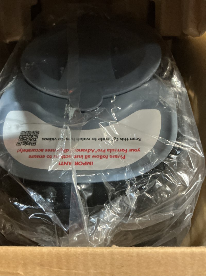 Condition photo showing New/Like New for Baby Brezza New and Improved Formula Pro Advanced Formula Dispenser Machine - Automatically Mix a Warm Formula Bottle Instantly - Easily Make Bottle with Automatic Powder Blending, Slate