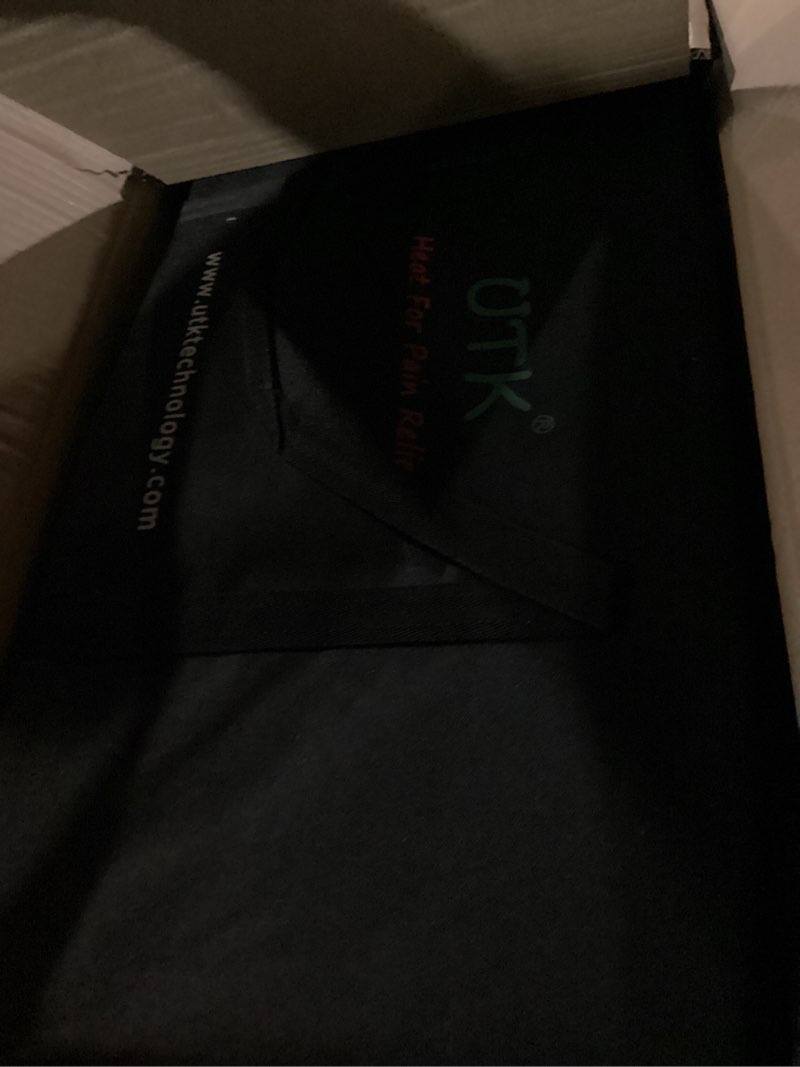 Condition photo showing New/Like New for utk 70''x 24'' large far infrared heating pad,pure jade heating pad, full body fsa hsa eligible pad with 429 individual nature gemstones, personal use, memory function, auto-off, travel bag included 24x70 inch (pack of 1)
