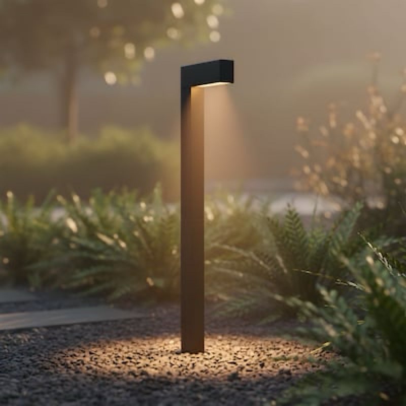 harbor breeze 90 -lumens matte black low voltage hardwired led outdoor path light 3000-k item #6029402 | model #lvl1mbk(n)