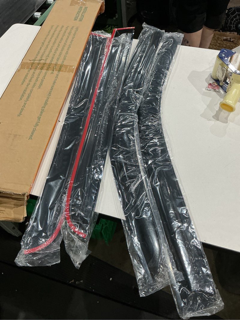 Condition photo showing Good Condition for black outside mount window rain guards compatible with 2019-2023 dodge ram 1500 crew cab,durable window visor deflectors 2019-2022 dodge ram 1500