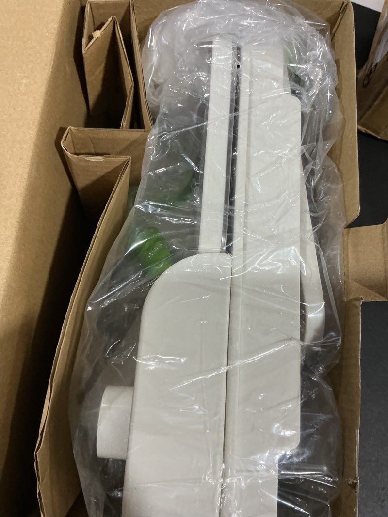 Condition photo showing Good Condition for Starfrit Deli Slicer - Slices Meat, Cheese, Bread - 6.5" Stainless Steel Blade - Adjustable Thickness Knob - Nestable for Easy Storage | 2-in-1 Fruit and Vegetable 11" x 11.8" x 8.1" Slicer