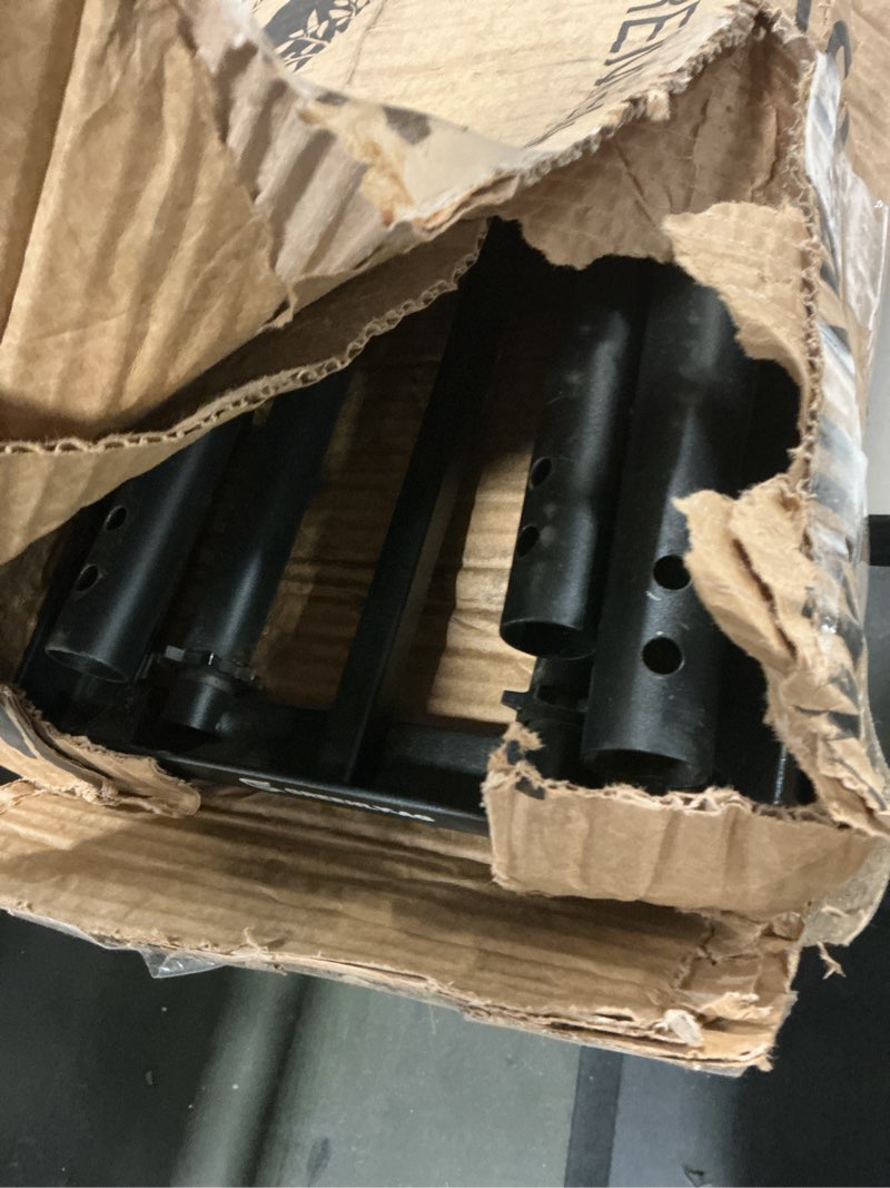 Condition photo showing As Is for 30" Heavy Duty Lawn Leveling Rake, 6.5FT Soil Leveler Tool, with 4 Spiked Wheels & Smooth Roller, Landscaping and Restoration Soil Sand Dirt Surfaces, for Garden Yard Farm Golf Course