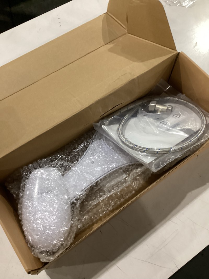 Condition photo showing New/Like New for brondell bidet left hand bidet attachment southspa dual nozzle - control panel on left side - dual positionable nozzles for front and rear wash, lh-12