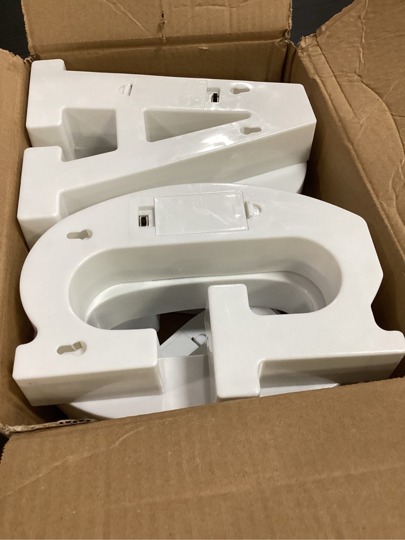Condition photo showing Good Condition for 9 led marquee letter lights grad 2026 sign, grad 2025/6 light up letters for graduation decorations, class of 2026 lights decoration for high school senior college graduation party favor supplies