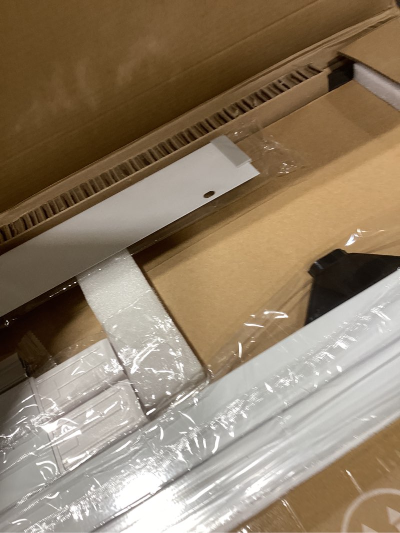 Condition photo showing New/Like New for maxtek rolling whiteboard, 48x36 large magnetic white board with stands, big double-sided white board dry erase on wheels for homeschool, home office, office, school (silver, 48 x 36) silver 48"w x 36"h