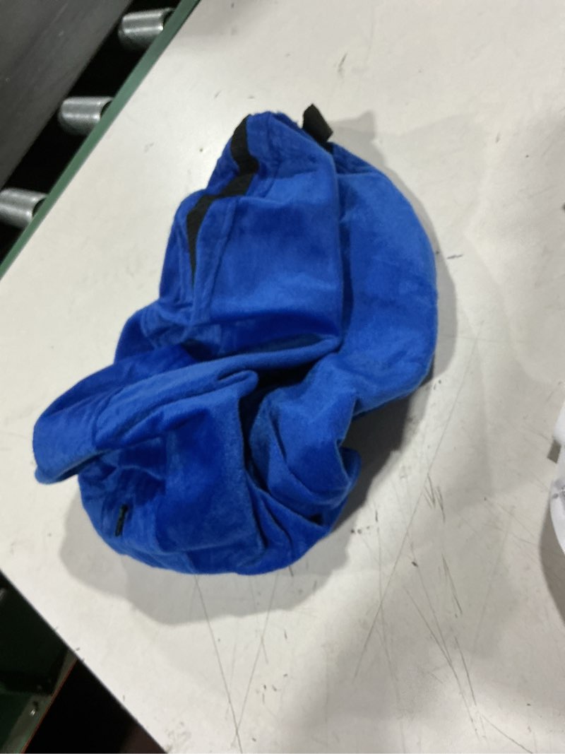 Condition photo showing As Is for bencmate inflatable dog cone collar alternative, soft dog cone for small medium large dogs and cats, neck recovery ecollar donut collar after surgery (x-large, blue) blue x-large [neck:18"-21"]