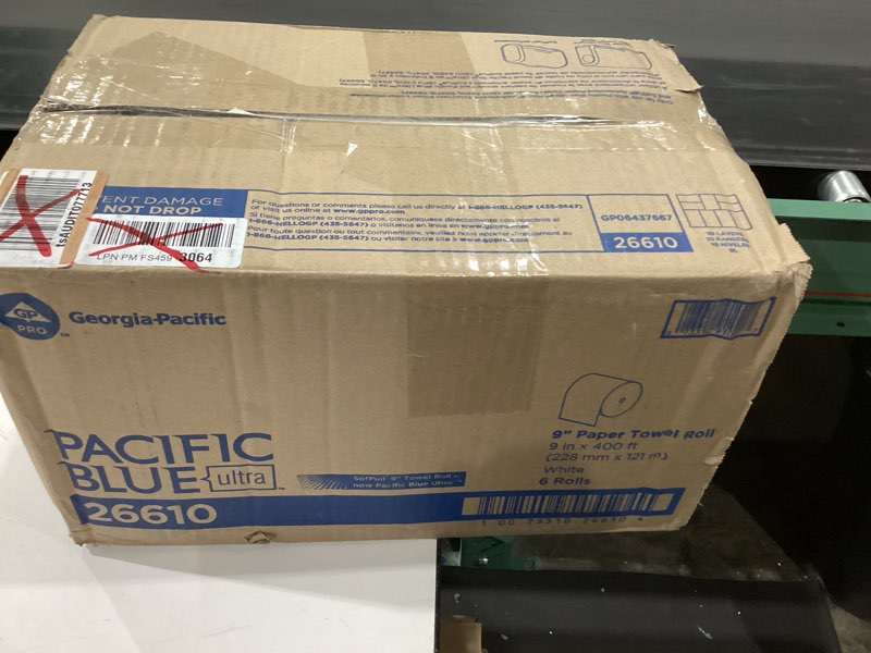 Condition photo showing New/Like New for pacific blue ultra® 9” paper towel rolls by gp pro (georgia-pacific), white, 6 rolls per case