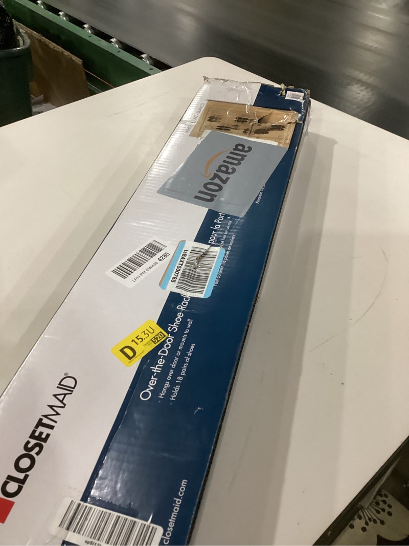 Condition photo showing New/Like New for ClosetMaid 8040 18-Pair Over-the-Door Shoe Rack