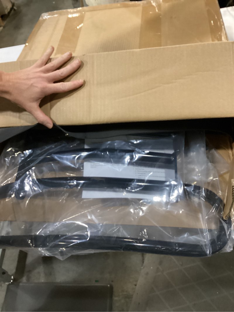 Condition photo showing New/Like New for ecotric brush guard bumper bar compatible with john deere x300 x500 series x380 x384 x390 x394 x570 x580 x584 x590 replacement for part number bm23057