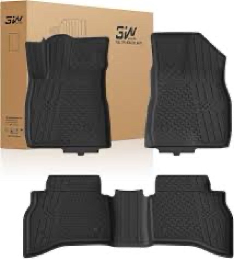 3W Floor Mats for Chevrolet Trailblazer 2021-2025 2026 (AWD Only) ?TPE All Weather Floor Liners Cust