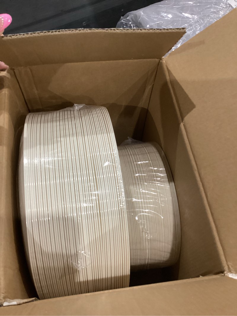 Condition photo showing New/Like New for PULOTE 100PCS Ivory Plastic Plates - Cream Plastic Disposable Heavy Duty for Party & Wedding - Include 50 Each (Dinner & Dessert) Plates