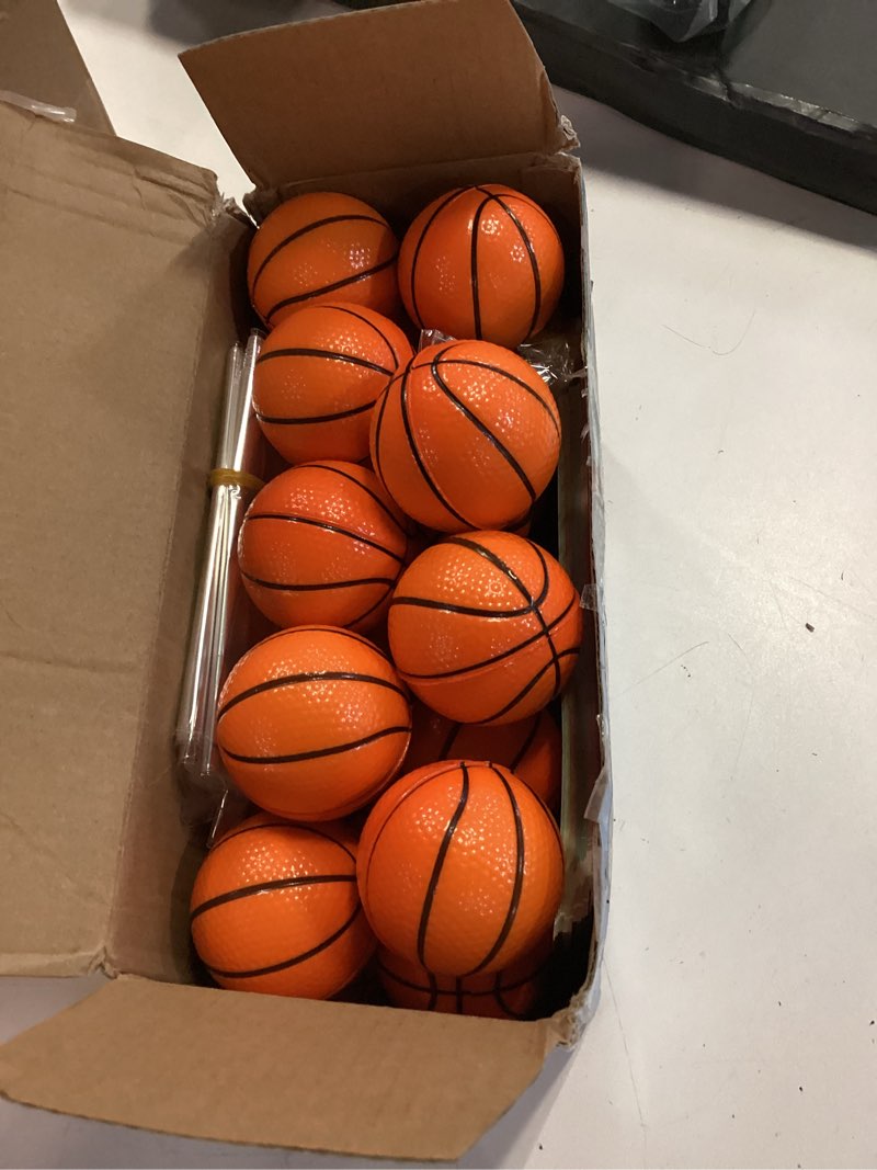 Condition photo showing Good Condition for Valentines Day Gifts for Kids School, 28 Pack Mini Foam Basketball Toys with Valentines Day Cards for Boys Girls, Fidget Toys for Valentine's Gifts Classroom Exchange Prize, Valentine's Party Favors