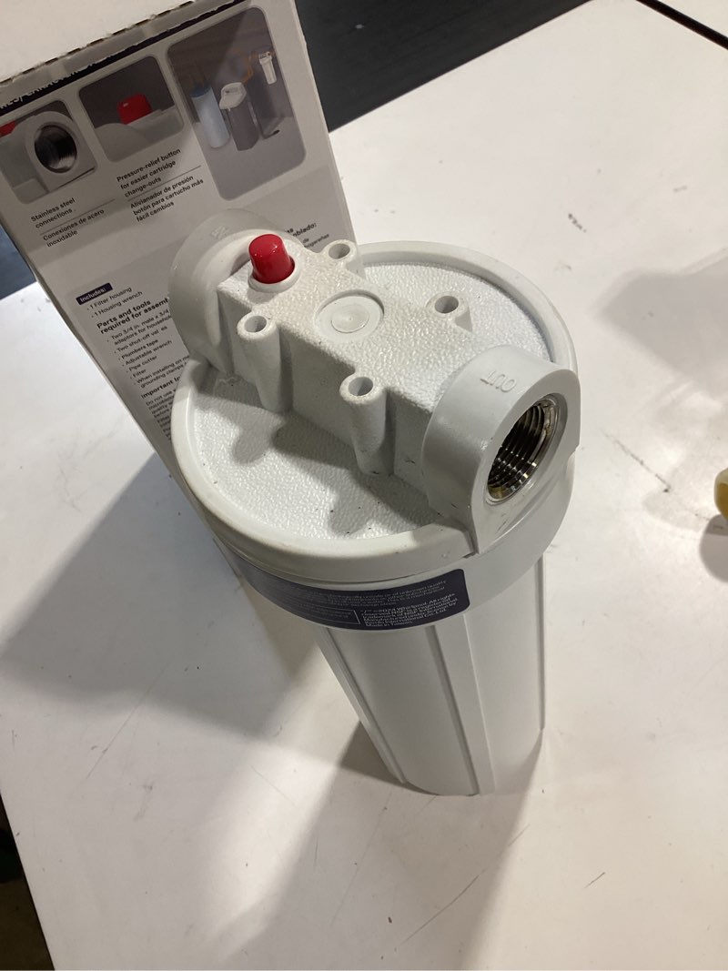 Condition photo showing Good Condition for whirlpool standard capacity whole house water filtration system single-stage 4-gpm