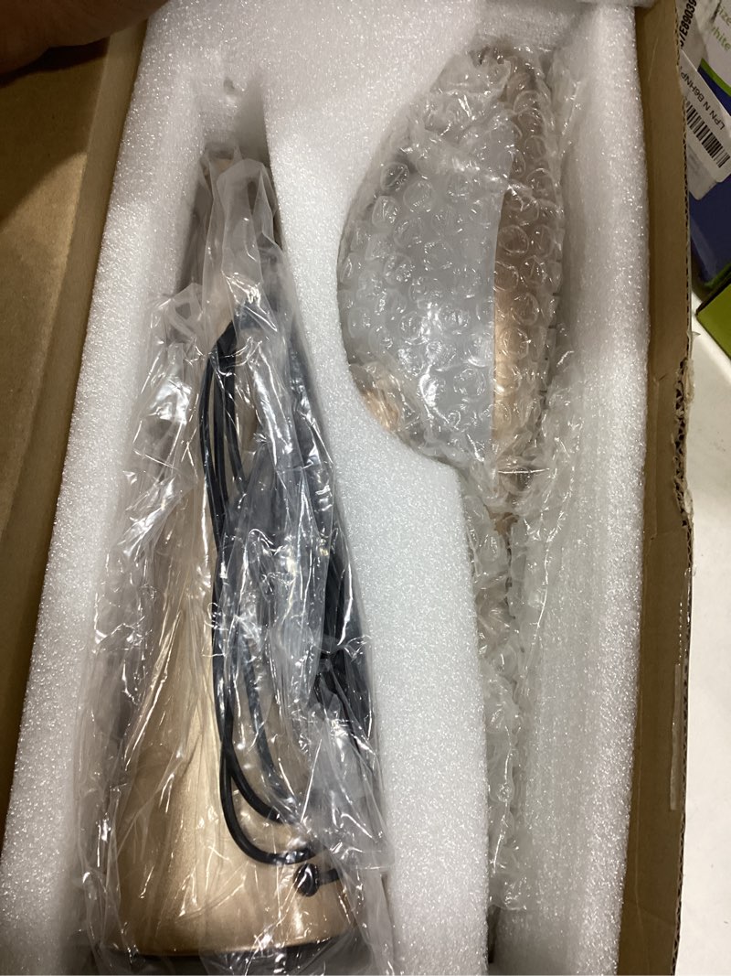 Condition photo showing New/Like New for Small Desk Lamp, Bird Lamp, 10 Level Dimmable Brightness Bedside Night Light, Bedroom Table Lamp for Dorm, Office, Gifts, Reading, 3 Colors, Metal Finish, Gold, 360° Rotation Champagne color 14.9''