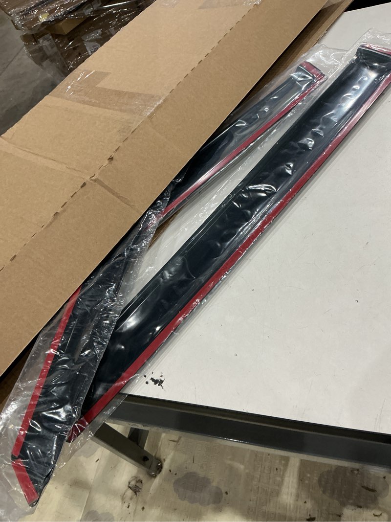 Condition photo showing Good Condition for window visor compatible with 2009-2017 chevrolet traverse, slim style acrylic smoke tinted 4pcs sun rain shade guard wind vent air deflector by ikon motorsports, 2010 2011 2012 2013 2014 2015 2016