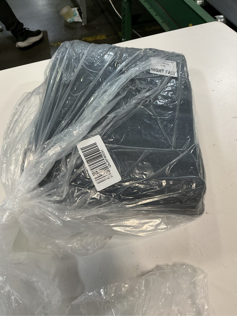 Condition photo showing Good Condition for european linen duvet cover set, full/queen, nightfall