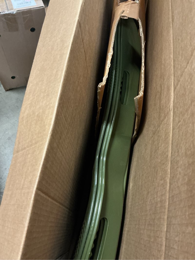 Condition photo showing Good Condition for Retrospec Retrorider Plastic Snow Sled – Toboggan Style with Pull Rope, Cold-Resistant Coating, and Hard Bottom for Smooth Downhill Rides – Available in 35" and 48" Sizes for Kids and Adults 2-Pack Brrgundy 35"