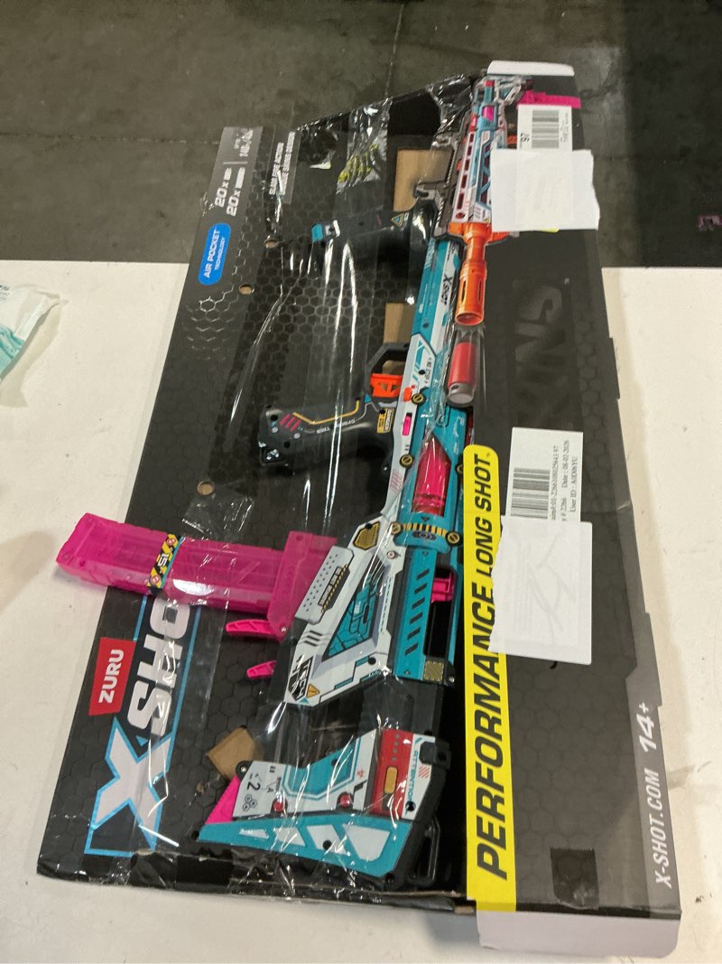 Condition photo showing As Is for x-shot skins pro series longshot blaster by zuru