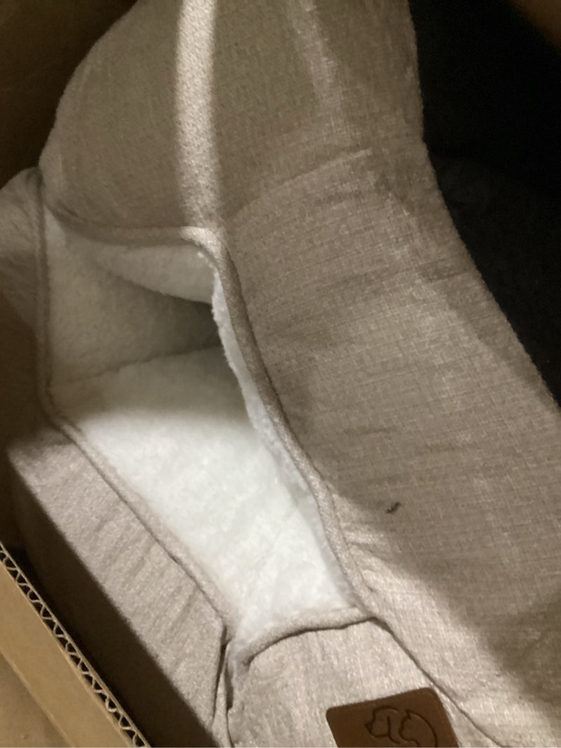 Condition photo showing Good Condition for bedsure supportmax™ xl pro orthopedic dog beds large sized dog - as seen on tv extra thick supportive dogs couch with waterproof washable cover, extra large comfort pet sofa with soft sherpa, beige 45"l x 32"w x 9.5"th cream