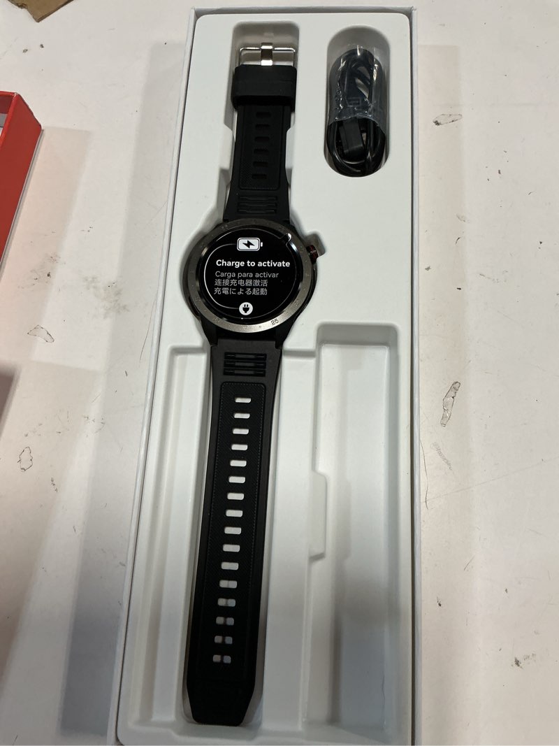Condition photo showing Good Condition for Military Smart Watches for Men Built-in GPS(Answer/Make Calls), 1.43" AMOLED Screen with Compass, Altitude, Barometer, 3ATM Waterproof, Fitness Watch with Health Monitor for Android iOS Black