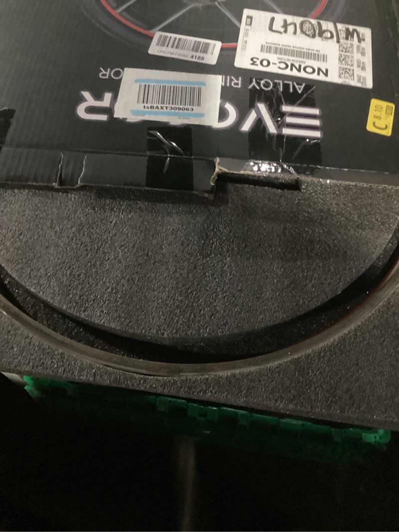 Condition photo showing Good Condition for Automotive Alloy Wheel Rim Protector - Covering The Entire Rim of The Wheel hub - Strips for Curb Rash Prevention - Set of 4 Rim Protector Easy to Install(18'',Black) 18'' Black