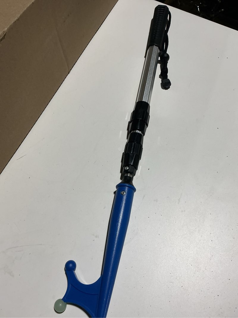 Condition photo showing Good Condition for SAN LIKE Boat Hooks for Docking Extension Pole Hook Telescopic Boat Pole with Luminous Bead, Lightweight Floating, Non-Slip Rubber Handle, Durable & Rust-Resistant silver