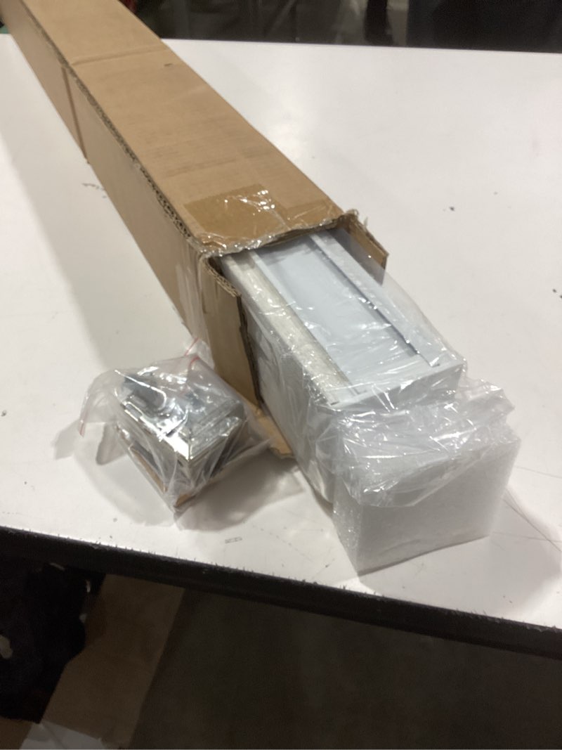 Condition photo showing Good Condition for persilux blackout roller shades for window blinds,cordless,linen fabric,thermal insulated fabric uv protection shades for home,office,bedroom,door,blackout-cream,30" w x 72" h 30"w x 72"h blackout-cream