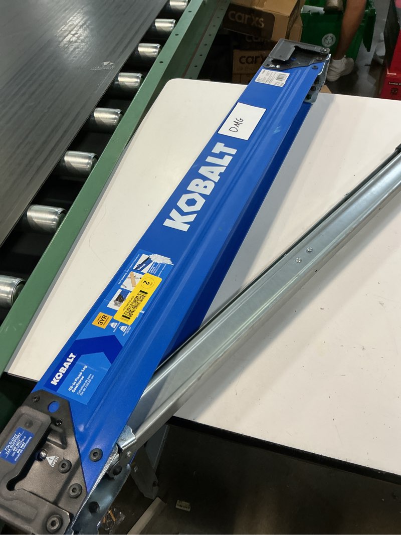 Condition photo showing As Is for kobalt 42-in w x 32-in h adjustable steel saw horse ( 1100-lb capacity)