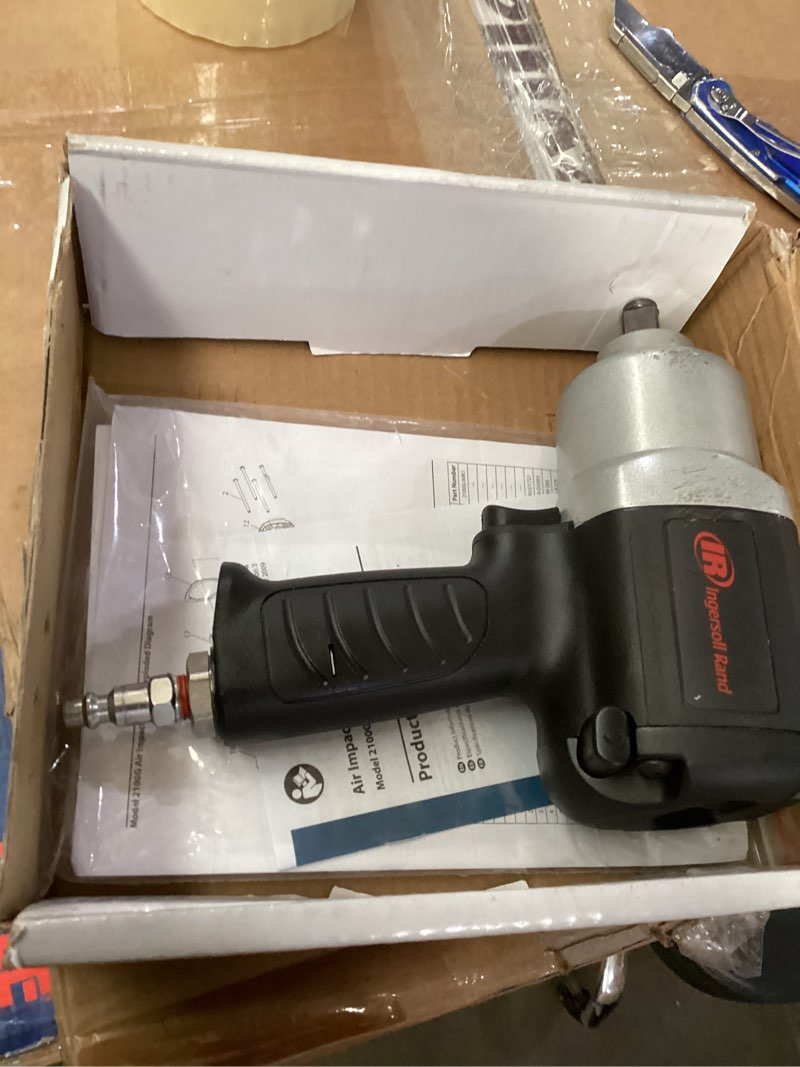 Condition photo showing As Is for Ingersoll Rand 2100G 1/2"Composite Air Imact Wrench