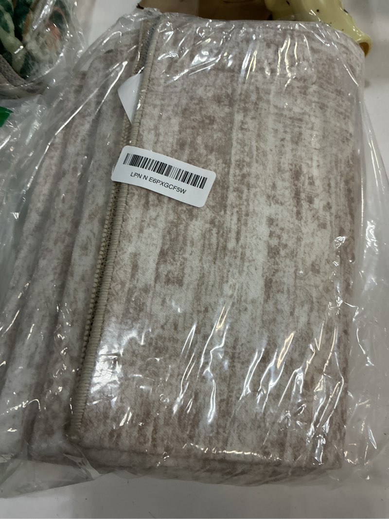 Condition photo showing New/Like New for rug runners for hallways non slip - 2x8 runner rug for bedroom, washable runner with rubber backing, soft low-pile carpet for kitchen, laundry, bathroom (2'x8', beige/ivory)