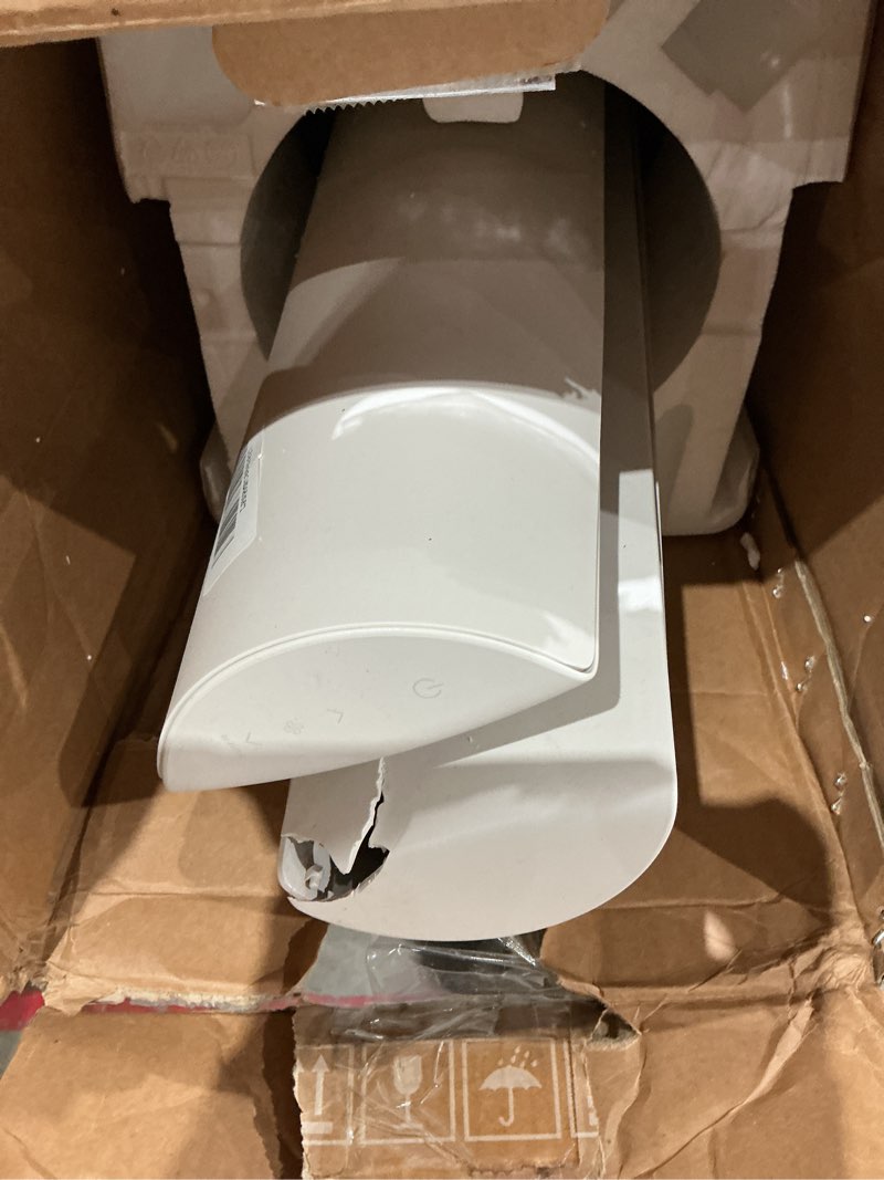 Condition photo showing As Is for lg puricare aerotower air purifier fan for home, large and small room, bedroom, with true hepa filter, multiple airflow options, wifi, air quality monitor, low noise, nanofiber