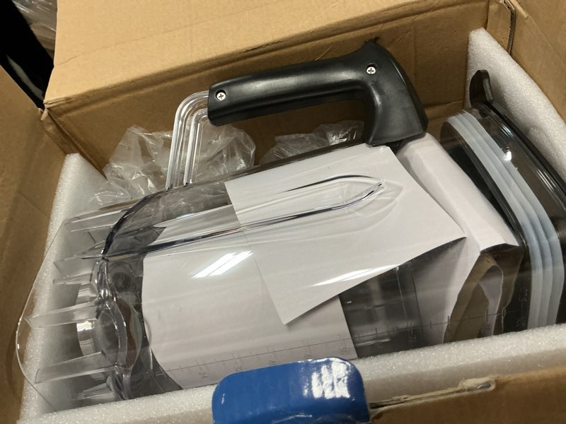 Condition photo showing Good Condition for Blenders for Kitchen, Smoothie Blender Large Capacity, 2400W PRASKY Countertop Blender with 101oz Juice & Grinder Jar, BPA-Free, 25000 RPM Blender for Smoothies, Ice, Frozen Fruit (Gray, 3L) Gray 3L