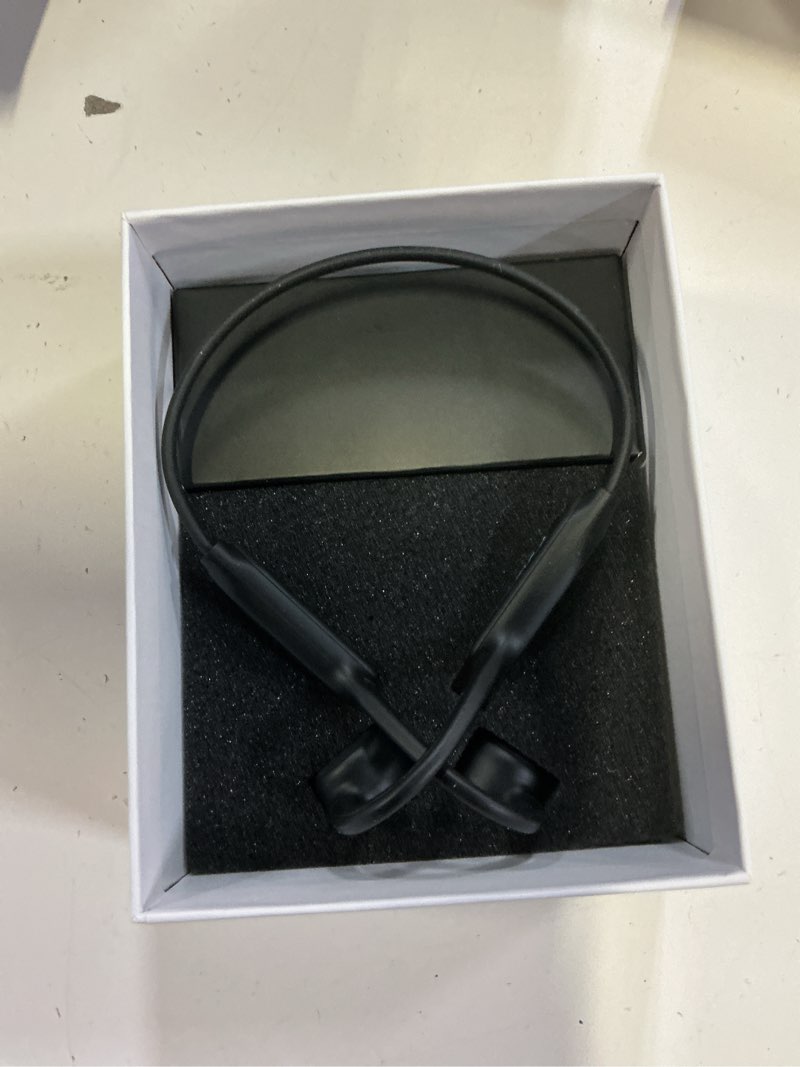 Condition photo showing Good Condition for new waterproof open-ear bone conduction headphones - bluetooth 6.0, 10-hour battery life, ultra-light wireless headset with stable connection, ideal for running, cycling, workout, hiking black