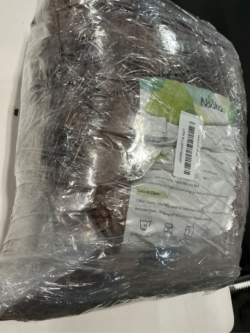 Condition photo showing New/Like New for Noahas Large Fluffy 6x9 Area Rugs for Living Room Bedroom,Tie-Dyed Brown Thick Shag Throw Rug,Big Soft Shaggy Bedside Non-Slip Plush Dorm Nursery Kids Carpet Tie-dyed Brown 1 6' x 9' (Rectangular)