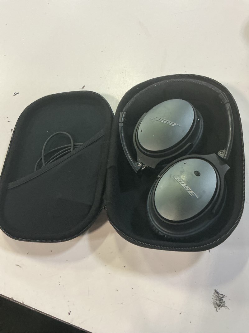 Condition photo showing As Is for bose quietcomfort 25 noise cancelling headphones (715053-0010) - renewed clear