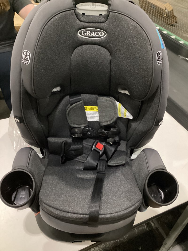 Condition photo showing Good Condition for Graco Turn2Me 3-in-1 Rotating Convertible Car Seat, Manchester, Rear-Facing Rotation, Forward-Facing Mode, Highback Booster Up to 100 lbs, Adjustable Headrest & Harness, Steel Reinforced Frame Turn2Me Manchester 2.0