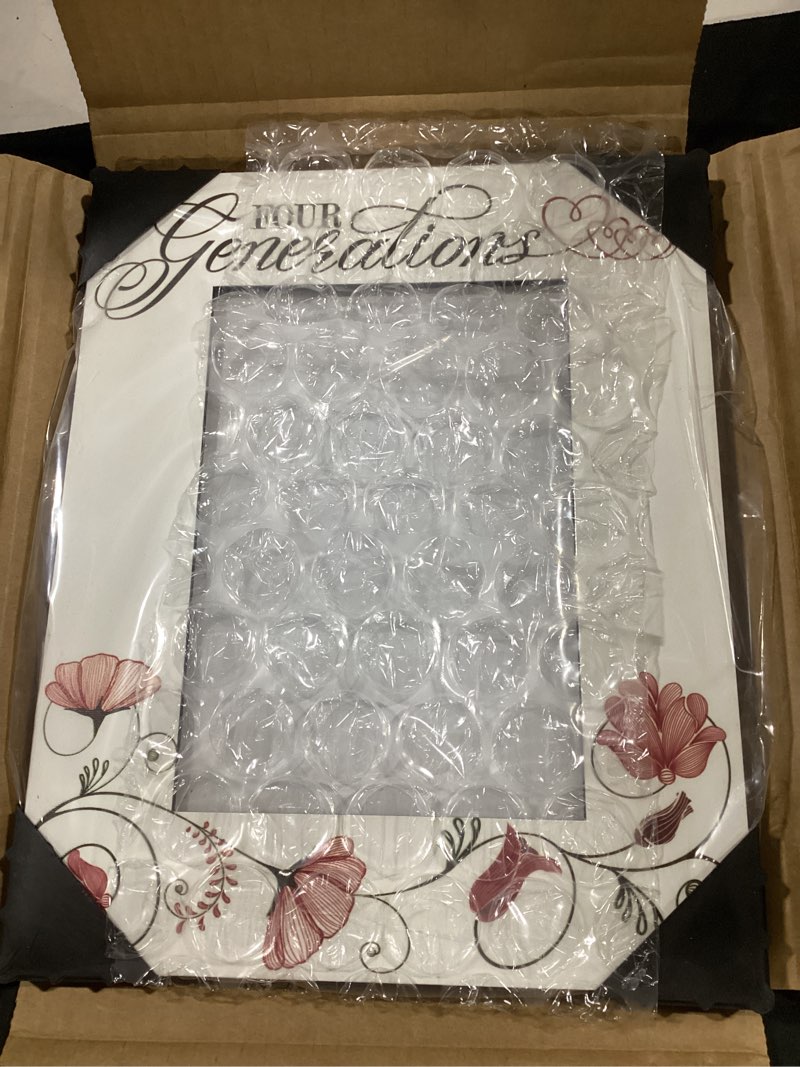 Condition photo showing Good Condition for bella busta-four generations-family keepsake-mother's day, father's day,christmas keepsake-timeless and meaningful display family picture frame (5x7 vertical)