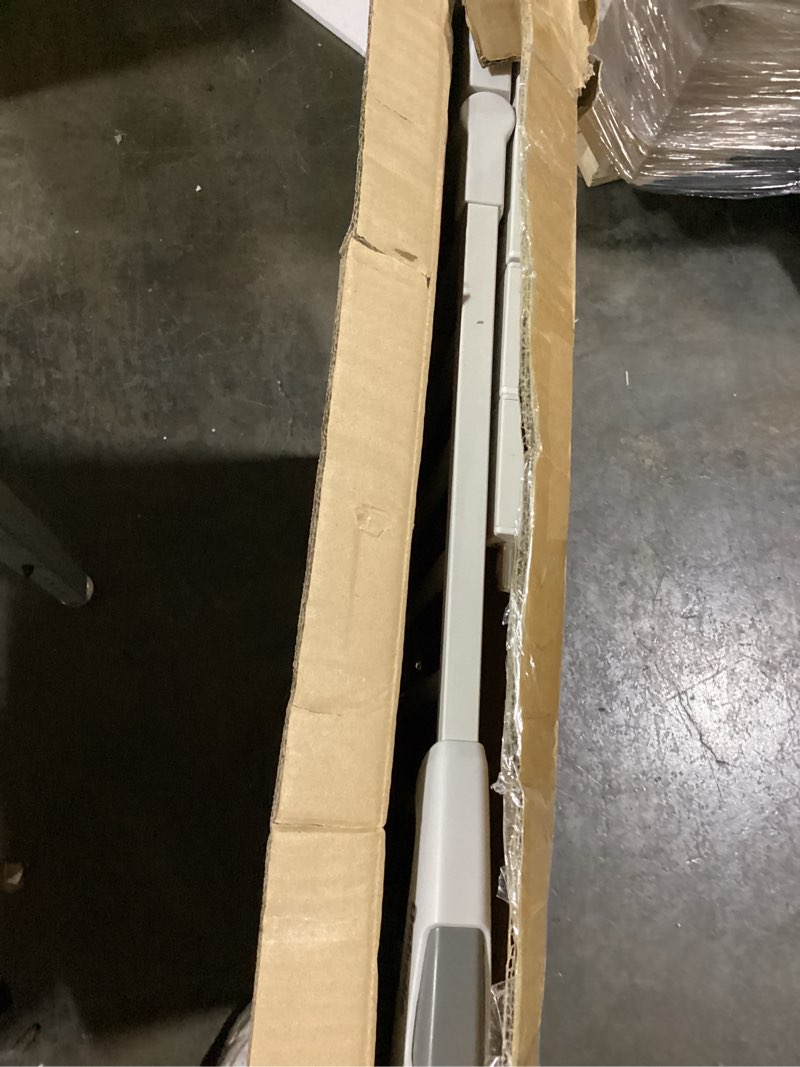 Condition photo showing As Is for BABELIO Safety Gate Door Fits for Stairs, Narrow and Wide Doorways with Auto Close, Easy Install, No Drilling, Pressure Mounted for Baby, Child, Pets, Dog/Puppy, 26''-40'', White White 30"Tall 26"-40" Wide