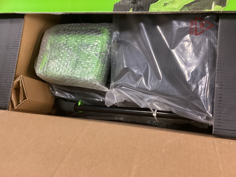 Condition photo showing Good Condition for Greenworks 48V (24V x 2) 17" Brushless Mower+12" String Trimmer +320CFM Blower,(2) 4.0Ah Batteries and 2A Dual Port Charger 3 Piece Combo (2 x 4.0Ah)