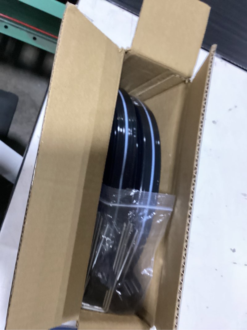 Condition photo showing New/Like New for sprinkler soaker hose 50ft for lawn watering garden soaker hose with holes - heavy duty sprinkler hose, efficient saving water hose for garden lawn irrigation system with hose stakes