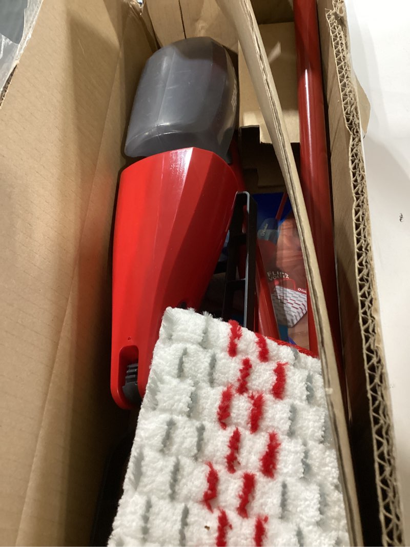 Condition photo showing Good Condition for o-cedar promist max microfiber spray mop, red spray mop spray mop