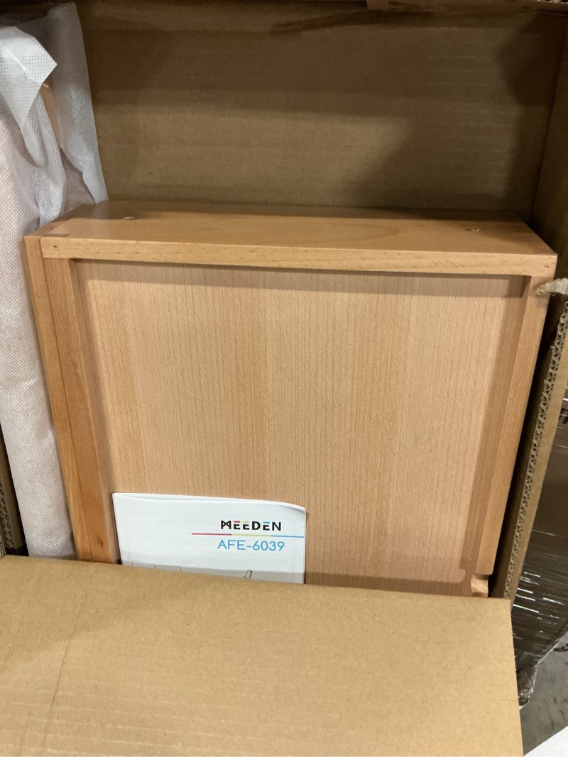 Condition photo showing Good Condition for MEEDEN Painting Easel with Storage Drawer, Studio H-Frame Easel- Adjustable (60"~75") Solid Beech Wood Easel Stand for Painting for Adults, Holds Canvas Art up to 35",Natural